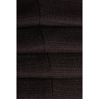 Caridi - Men's Tweed Brown Trousers