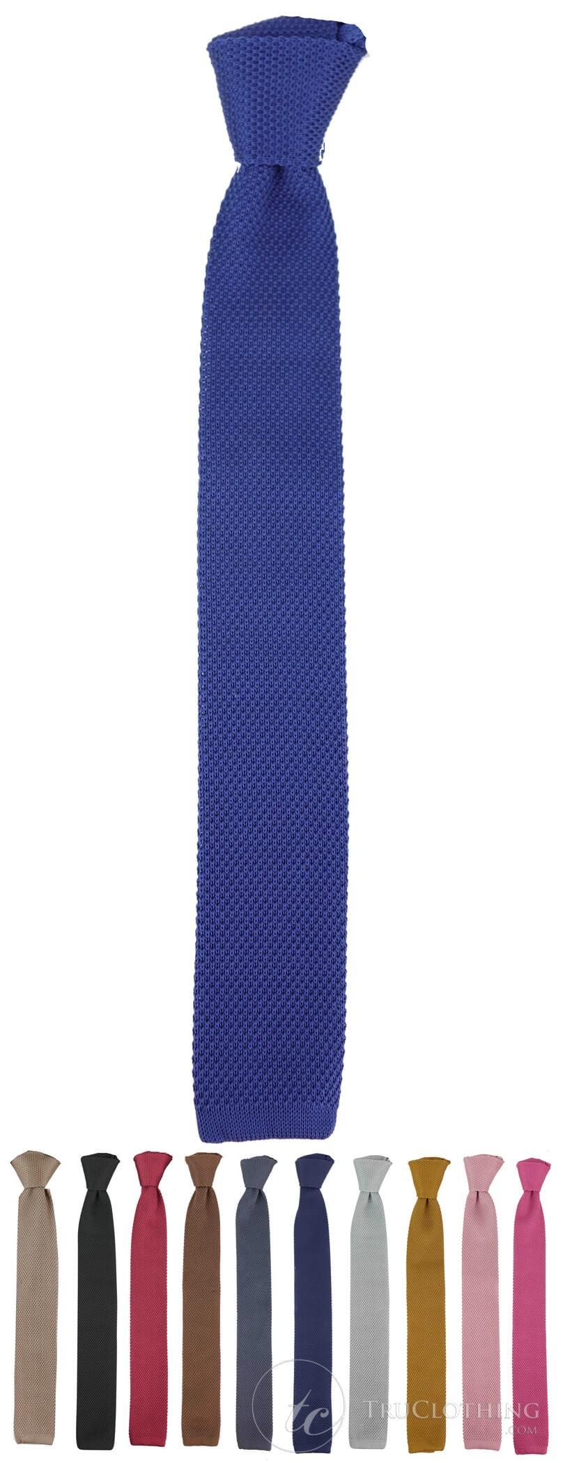 Casual Knitted Tie - Many Colours