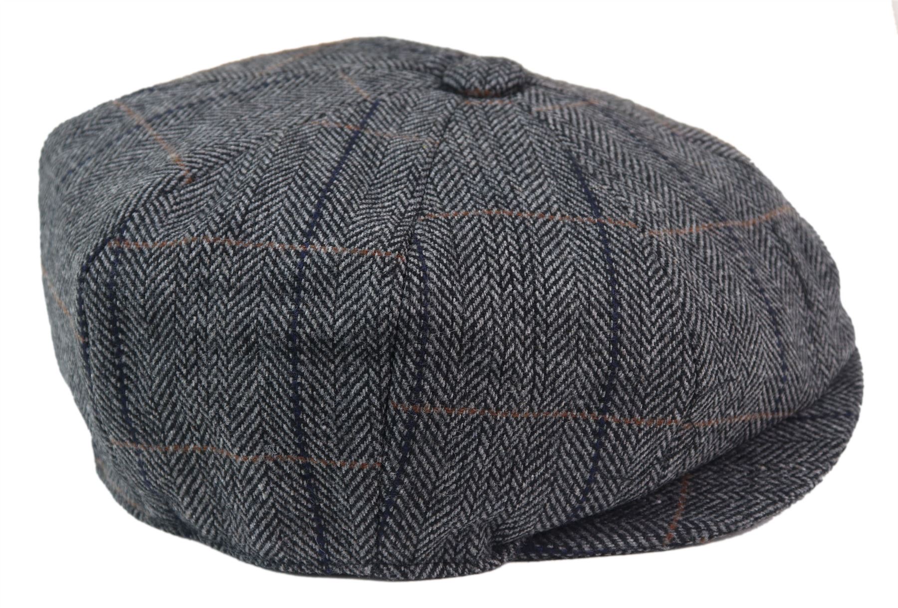Mens 8 Panel Peaky Blinders Cap -  Cavani Albert