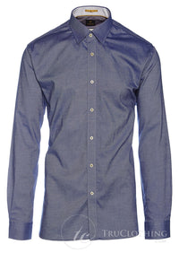 Cavani CV-65 - Men's Cotton Stretch Smart Shirt - Black/Blue/Navy/Pink/White