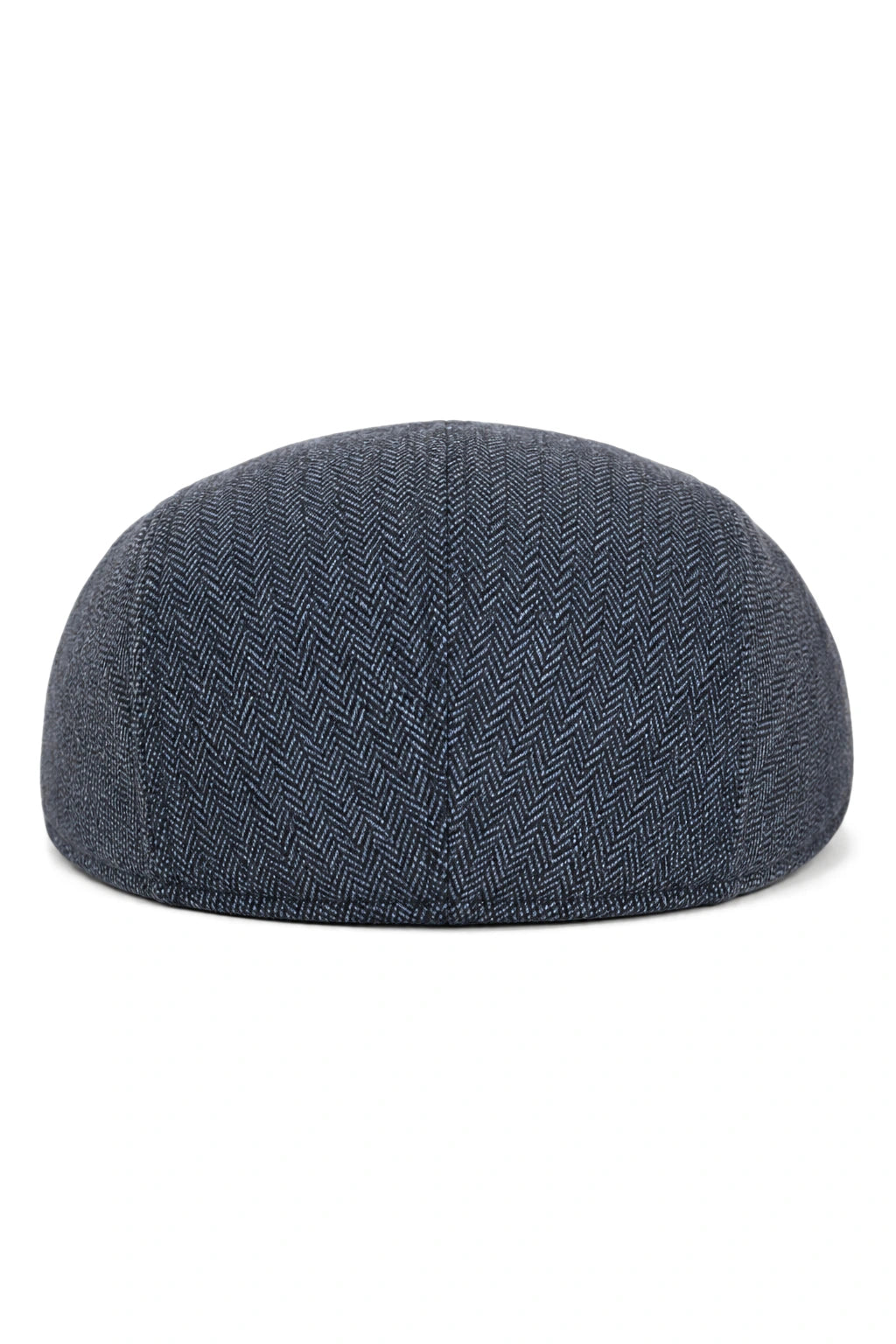 Pălărie Cavani Martez - Pălărie bărbătească Grandad, bleumarin, șapcă plată, model herringbone, vintage retro, Del Boy, clasic, Gatsby, Peaky Blinders