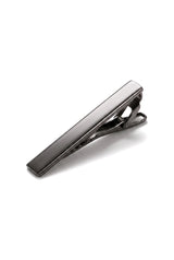 Set cadou cravată argintie cu buline, batistă de buzunar, butoni de manșetă, ac de cravată, satin cu buline