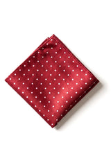 Set cadou cravată cu buline, butoni de manșetă, ace de cravată, satin cu buline