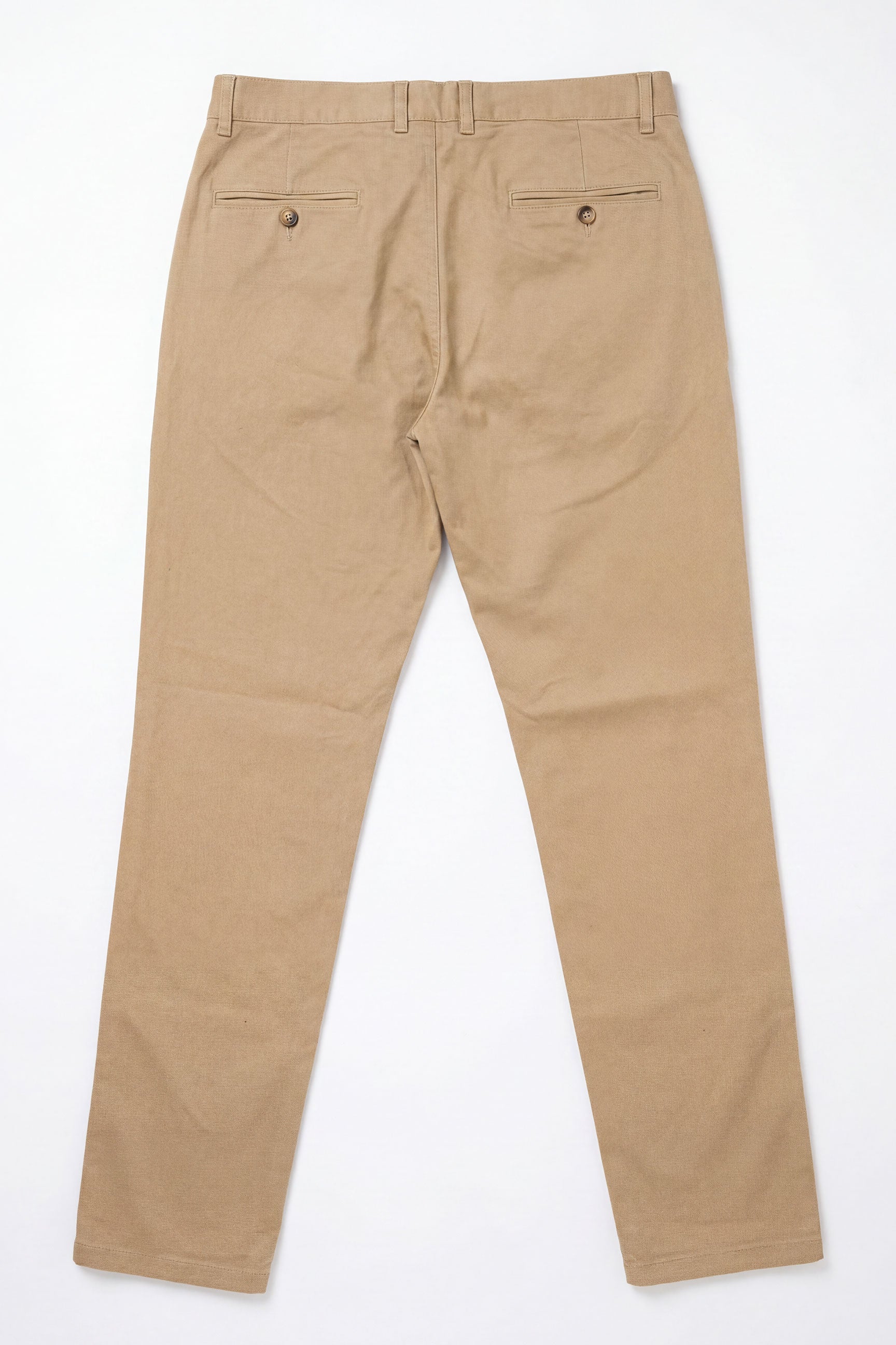 Pantaloni chino bărbătești kaki, din amestec de in, material subțire de vară din bumbac Tencel