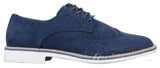 Elong EL0635 - Mens Smart Casual Suede Nubuck Leather Brogues