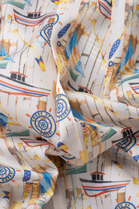 Costum bărbătesc bej bleumarin în carouri