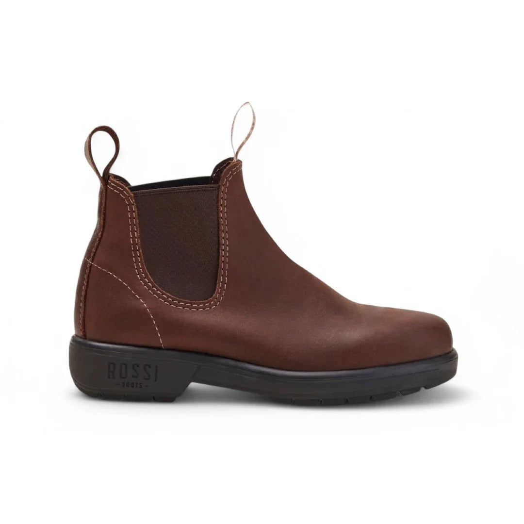 Ghete Chelsea din piele maro Redwood - Endura 303