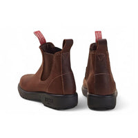 Ghete Chelsea din piele maro Redwood - Endura 303