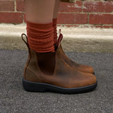 Endura 303 - Ghete Chelsea din piele maro-cenușie