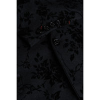 Georgi - Men's Black Floral Blazer