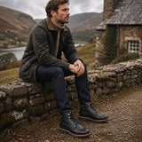 Glasgow GTX C3 - Ghete bărbătești din piele impermeabilă neagră