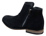 Mens Italian Suede Slip On Zip Ankle Boots Smart Casual Desert Chelsea Dealer