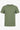 Tricou clasic verde cu nervuri pentru bărbați
