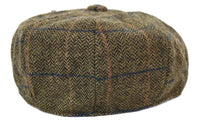 Mens Vintage Tweed Peaky Blinders Hat