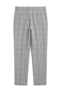 Hugo - Pantaloni gri în carouri pentru bărbați
