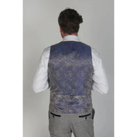 Hugo - Men's Check Grey Waistcoat