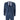 IM40 - Costum bărbătesc bleumarin din 3 piese, model herringbone, din tweed