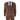 IM42 - Costum bărbătesc maro din 3 piese, model herringbone, din tweed