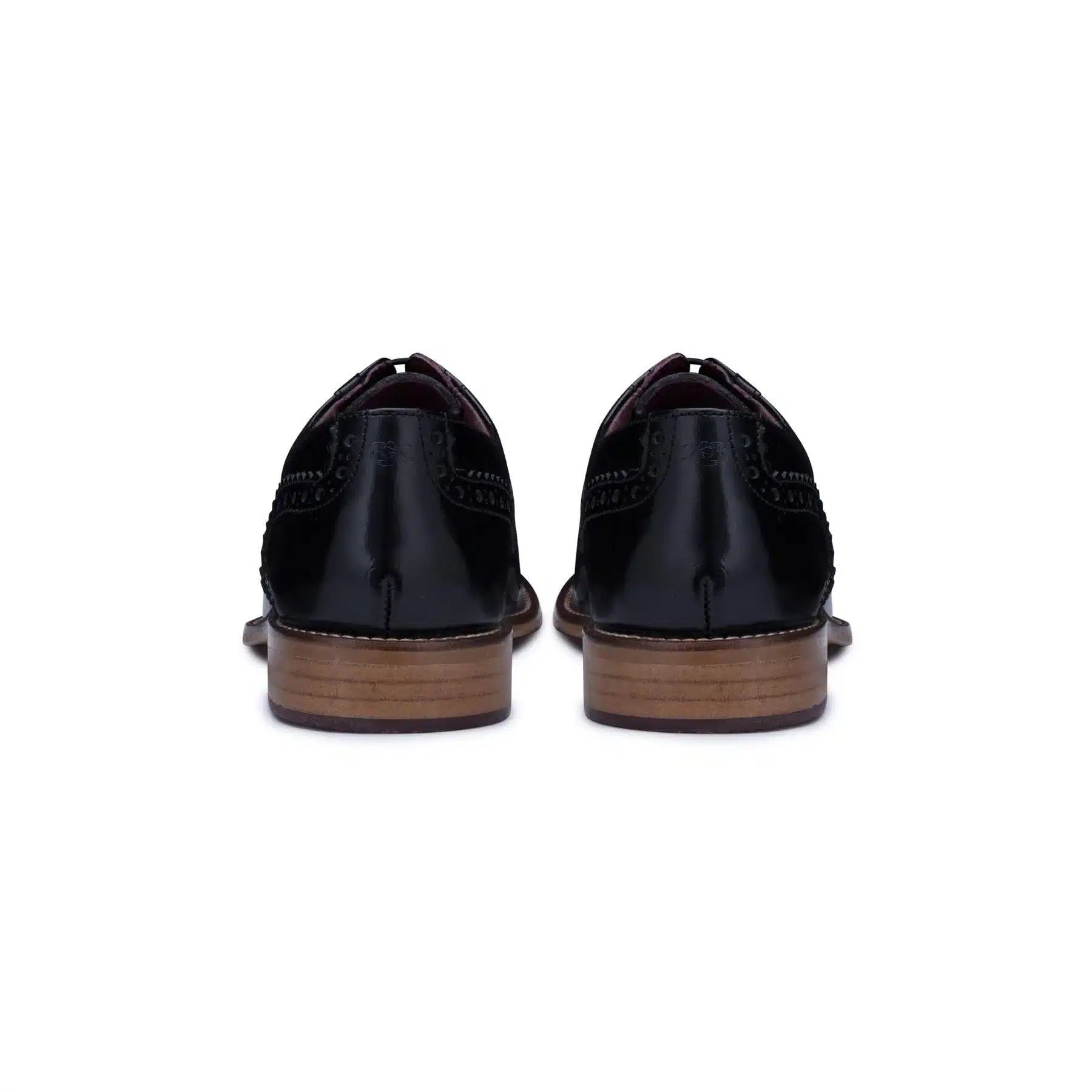 Kids Childrens Boys Real Leather Brogues Laced Smart Formal Vintage Classic Peaky