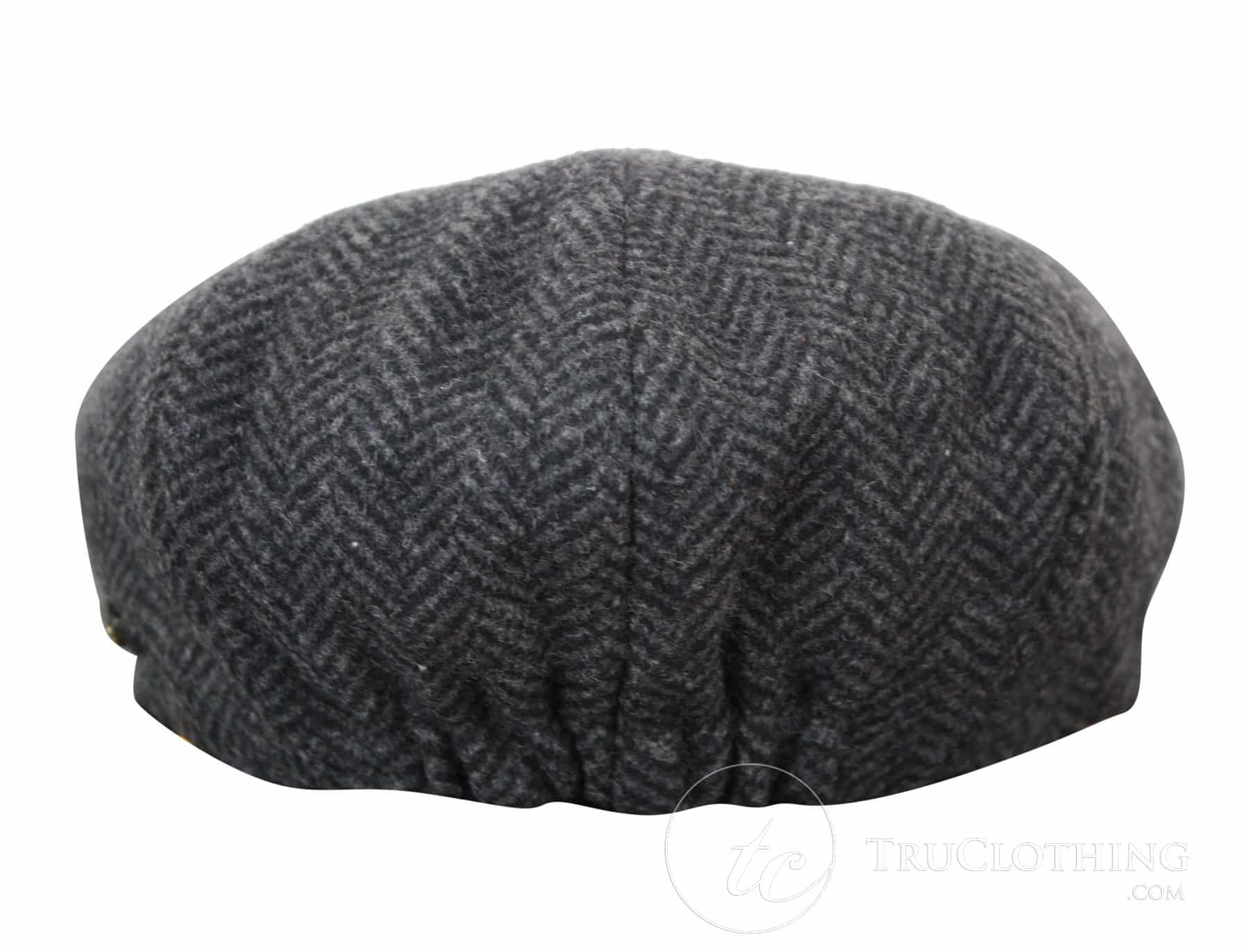 Kids Peaky Blinders Newsboy Tweed Herringbone 8 Panel Hat