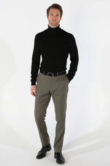 Kurt Men's Sage Green 3-Piece Tailored Fit Suit for Summer Weddings