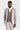 Costum bej Leo cu vestă contrastantă din tweed Harris Brown