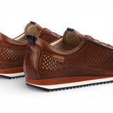 Liverpool - Teniși slip-on elastici din piele maro pentru bărbați