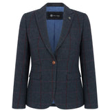 Madrid - Sacou croit croit din tweed bleumarin pentru femei