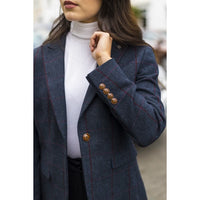 Madrid - Sacou croit croit din tweed bleumarin pentru femei