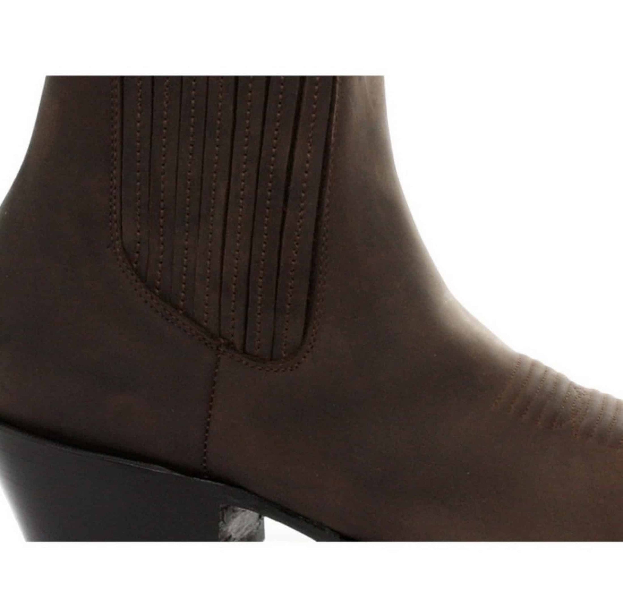 Mens Cowboy Ankle Boots Grinders Maverick Real Leather Western Riding Cuban