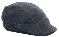 Marc Darcy Scott Mens Tweed Vintage Retro Grandad Flat Caps Hats Peaky Blinders Check Classic