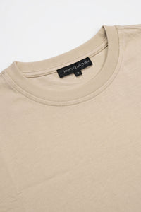 Tricou bărbătesc bej clasic din amestec de bumbac
