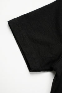 Tricou bărbătesc negru clasic din amestec de bumbac