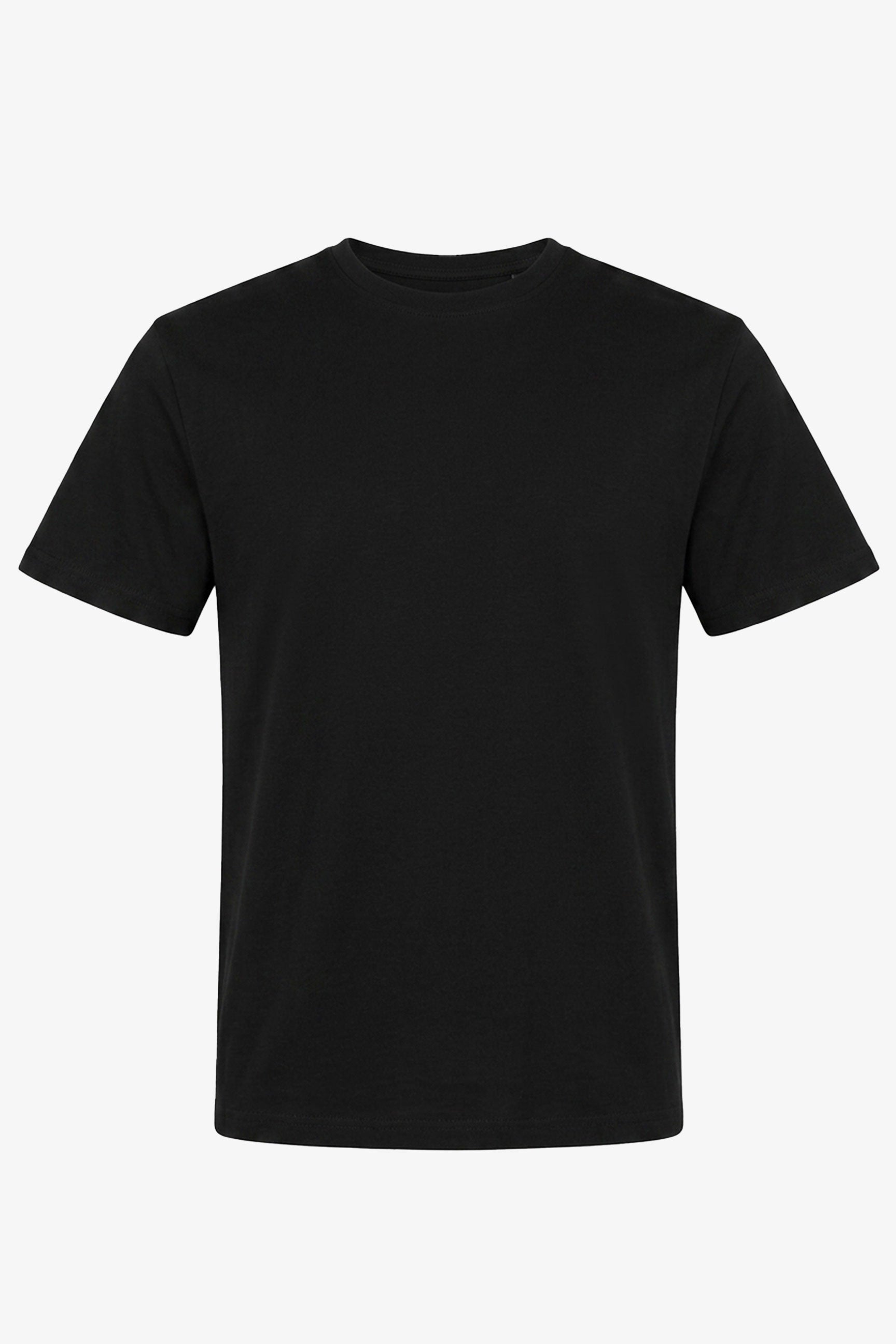 Tricou bărbătesc negru clasic din amestec de bumbac