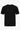 Tricou bărbătesc clasic negru tricotat, cu mânecă scurtă, guler rotund