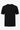 Tricou bărbătesc negru tricotat, croială regulată, guler rotund, mânecă scurtă