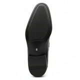 Mocasini slip-on negri pentru bărbați, din PU lăcuit