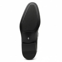 Mocasini slip-on negri pentru bărbați, din PU lăcuit