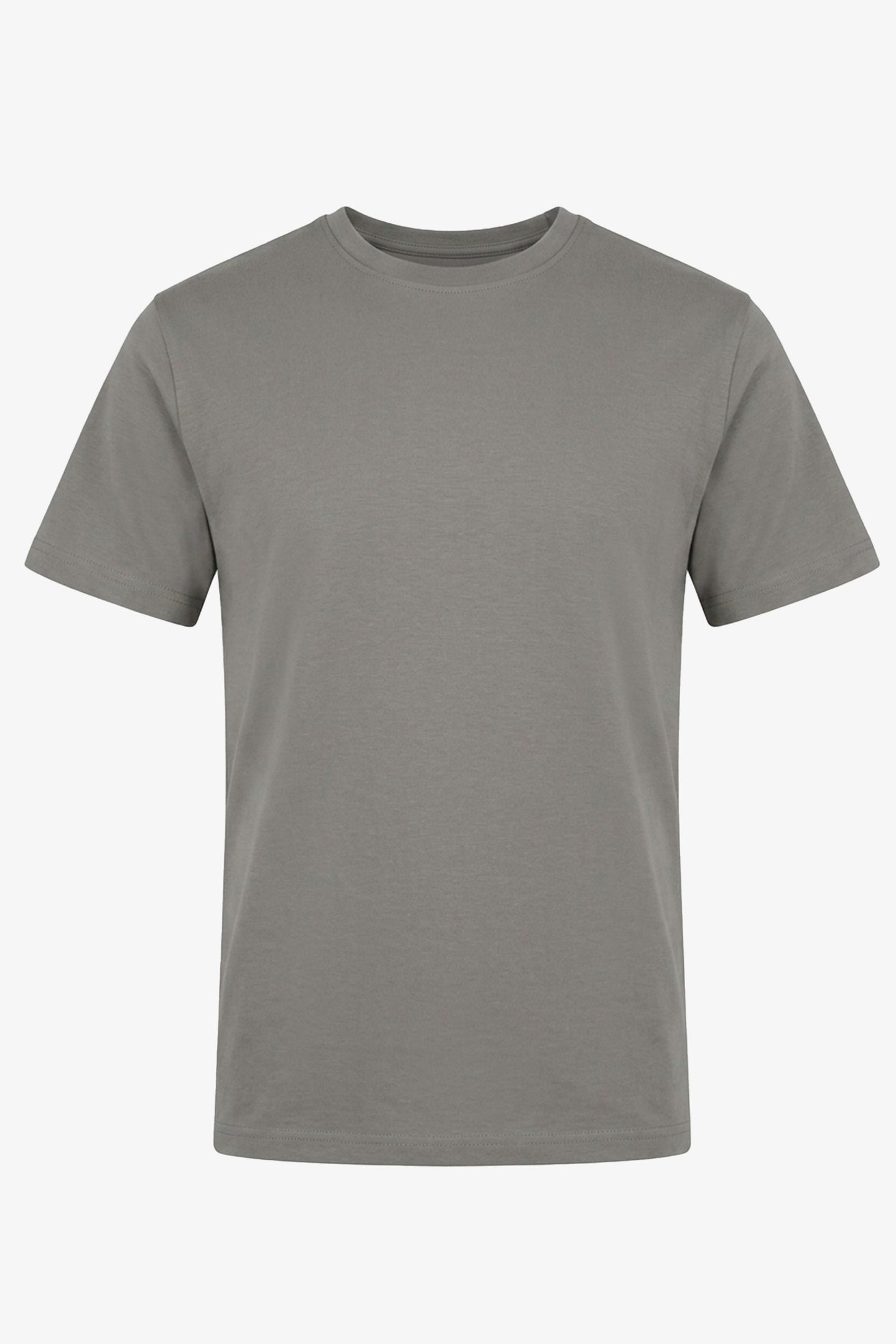 Tricou bărbătesc clasic din amestec de bumbac, gri cărbune