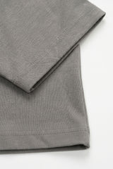 Tricou bărbătesc clasic din amestec de bumbac, gri cărbune