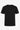 Tricou clasic negru din bumbac pentru bărbați
