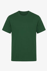 Tricou clasic verde din bumbac pentru bărbați