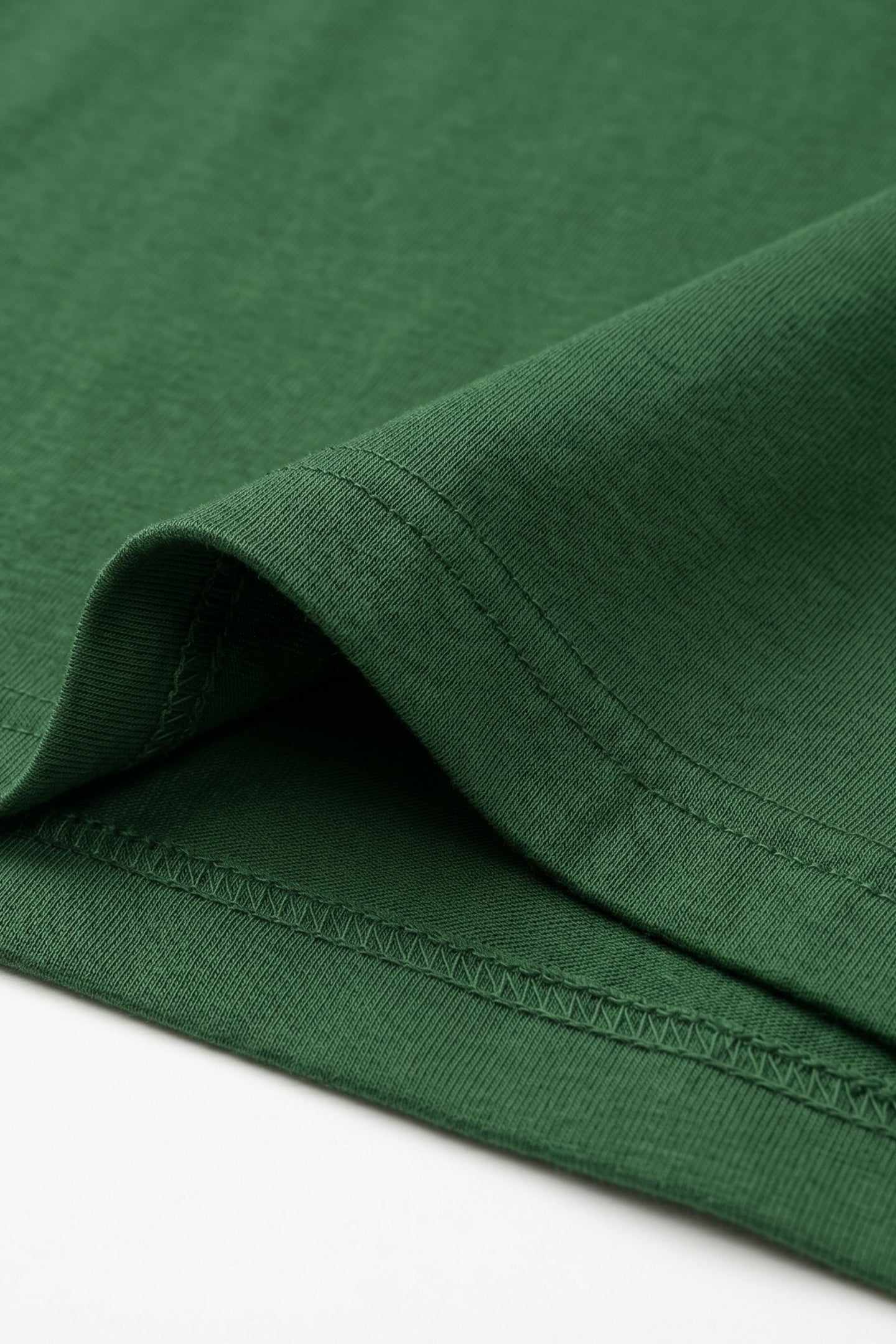 Tricou clasic verde din bumbac pentru bărbați