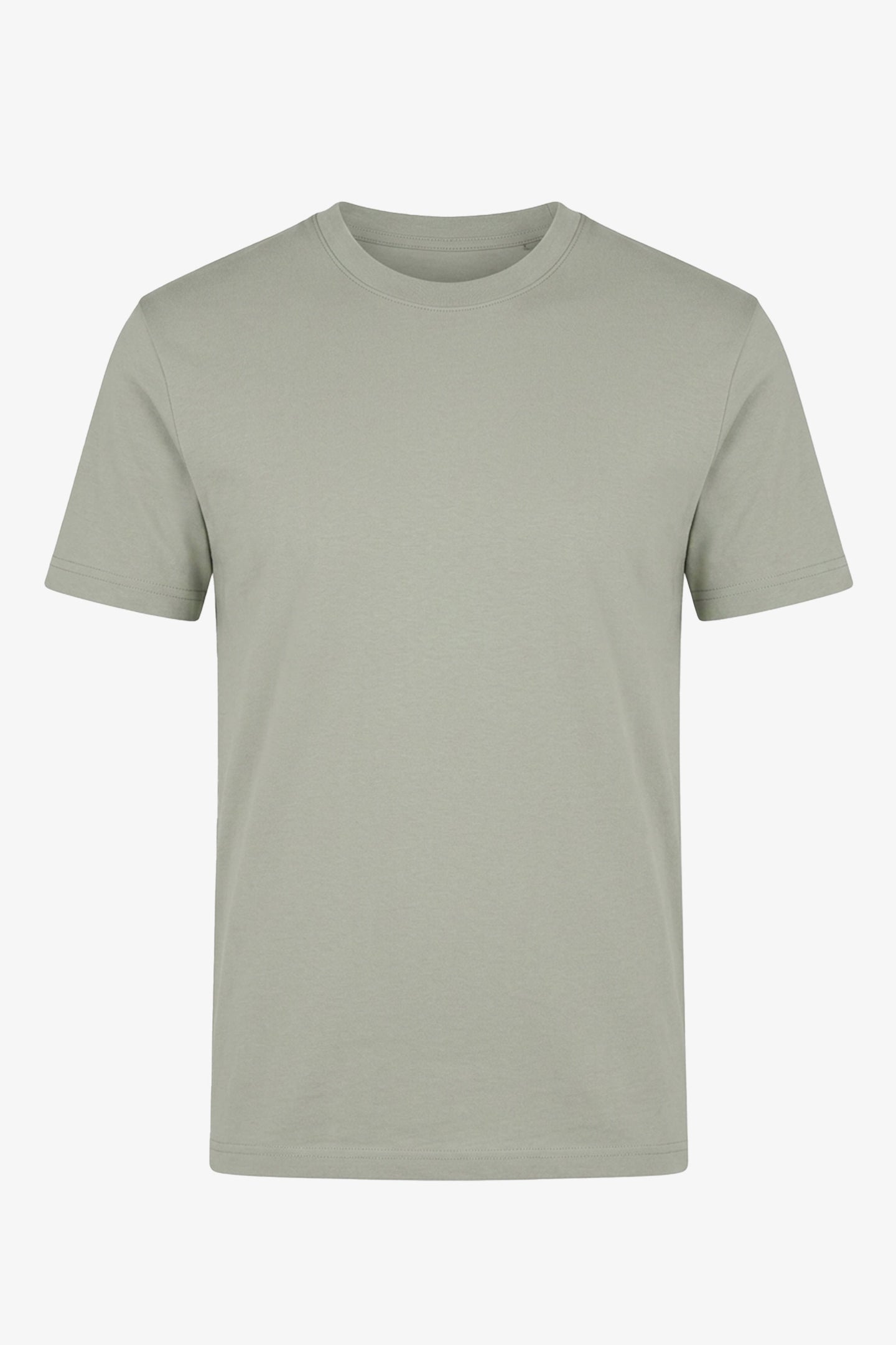 Tricou clasic gri din bumbac pentru bărbați