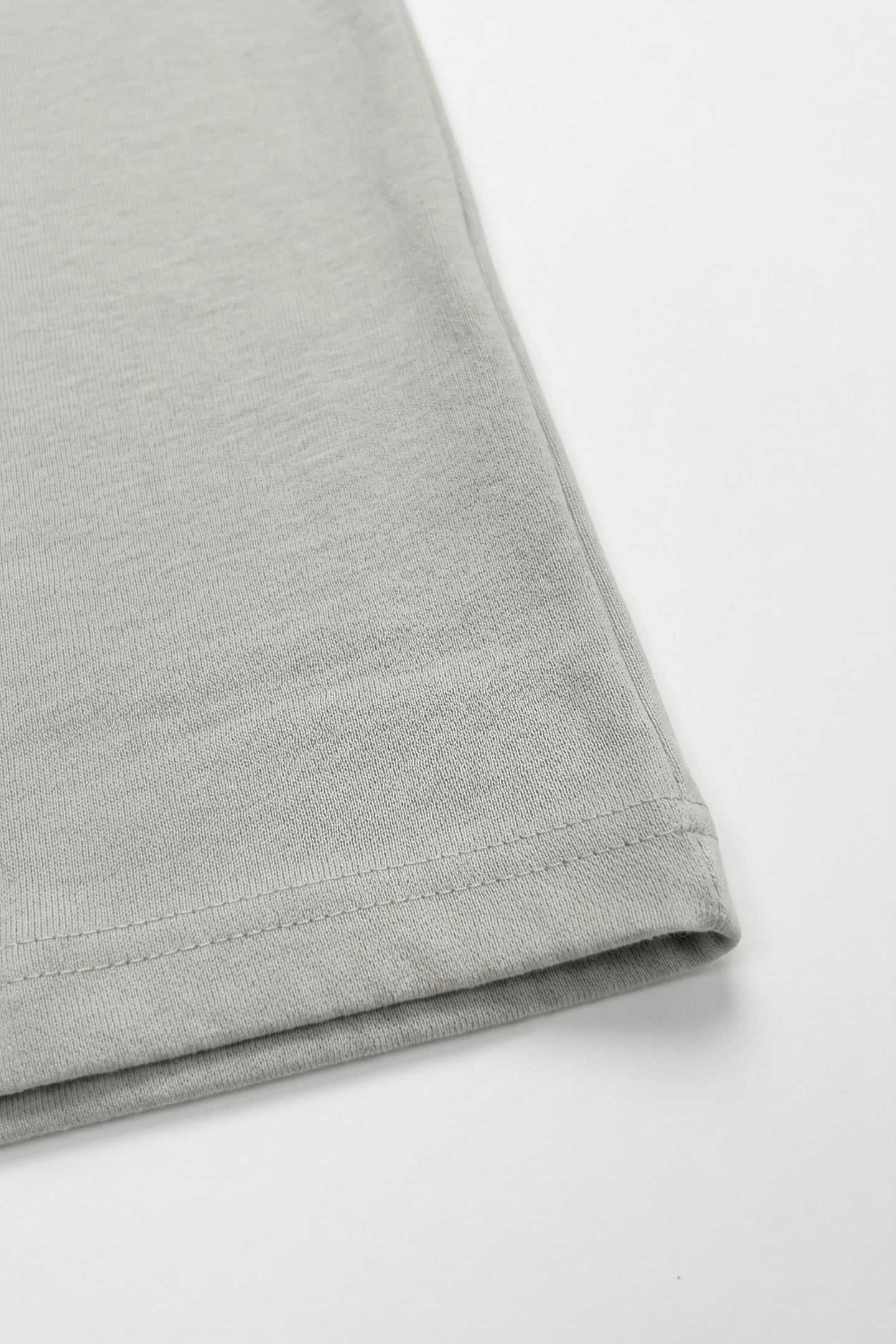 Tricou bărbătesc gri clasic din amestec de bumbac