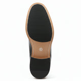 Ghete bărbătești cu vârf tip Wingtip Brogue