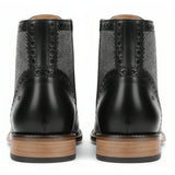 Ghete bărbătești cu vârf tip Wingtip Brogue