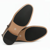 Ghete bărbătești cu vârf tip Wingtip Brogue