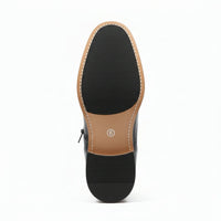 Ghete bărbătești cu vârf tip Wingtip Brogue