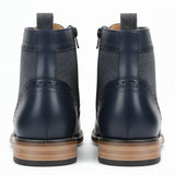 Ghete bărbătești cu vârf tip Wingtip Brogue